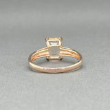 Estate 10K R Gold 1.85ct Morganite Ring - Walter Bauman Jewelers