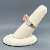 Estate 10K R Gold 2.87ct Morganite & 0.15ctw Light Pink & H - I/SI1 - 2 Diamond Ring - Walter Bauman Jewelers