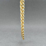 Estate 10K TT Gold 6.44mm 24” Curb Link Chain - Walter Bauman Jewelers