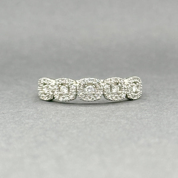 Estate 10K W Gold 0.09ctw H-I/VS2-SI2 Diamond Anniversary Ring - Walter Bauman Jewelers