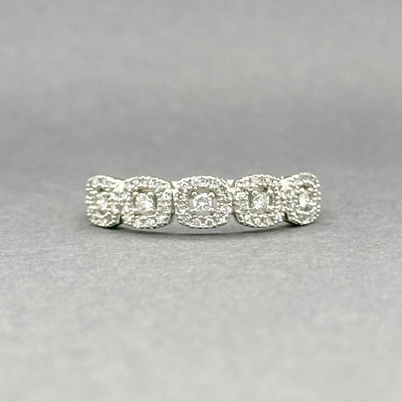 Estate 10K W Gold 0.09ctw H-I/VS2-SI2 Diamond Anniversary Ring - Walter Bauman Jewelers