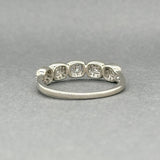 Estate 10K W Gold 0.09ctw H-I/VS2-SI2 Diamond Anniversary Ring - Walter Bauman Jewelers