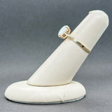 Estate 10K Y Gold 1.03ct White Opal Ring - Walter Bauman Jewelers