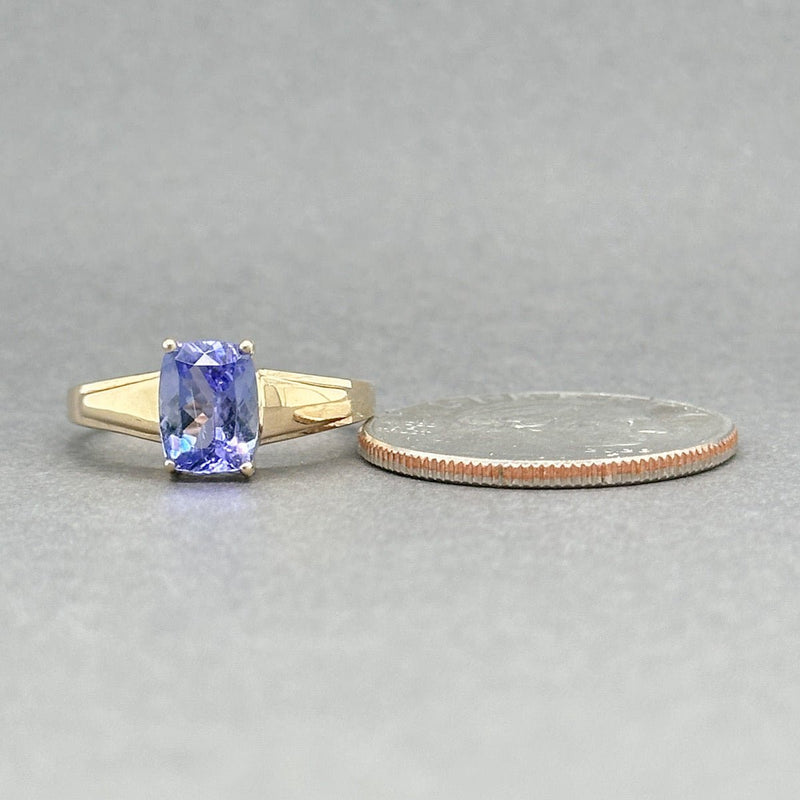 Estate 10K Y Gold 1.59ct Tanzanite Ring - Walter Bauman Jewelers