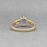 Estate 10K Y Gold 1.59ct Tanzanite Ring - Walter Bauman Jewelers