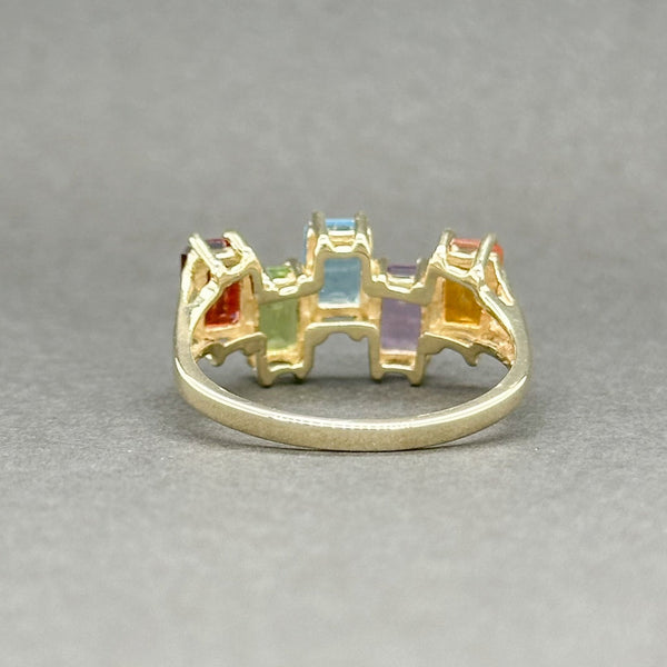Estate 10K Y Gold 3.23ctw Multi-Gemstone Ring - Walter Bauman Jewelers