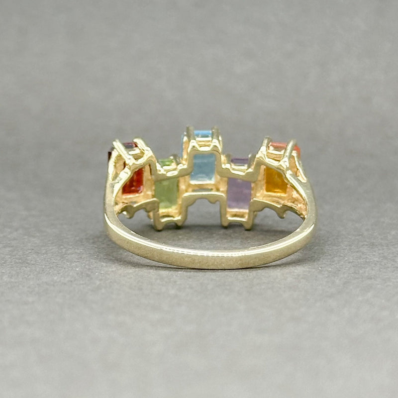 Estate 10K Y Gold 3.23ctw Multi-Gemstone Ring - Walter Bauman Jewelers