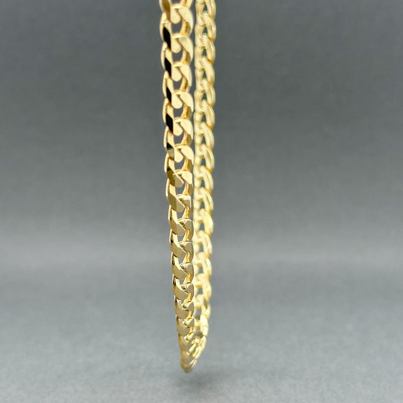 Estate 10K Y Gold 5.4mm 22” Curb Link Chain - Walter Bauman Jewelers