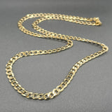 Estate 10K Y Gold 5.4mm 22” Curb Link Chain - Walter Bauman Jewelers