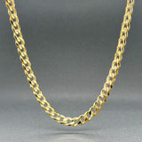 Estate 10K Y Gold 5.4mm 22” Curb Link Chain - Walter Bauman Jewelers