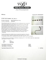 Estate 10K Y Gold 9.10ctw Sapphire & 0.05ctw H - I/SI2 - I1 Diamond Bracelet - Walter Bauman Jewelers