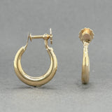 Estate 10K Y Gold Non - Pierced Hoop Earrings - Walter Bauman Jewelers