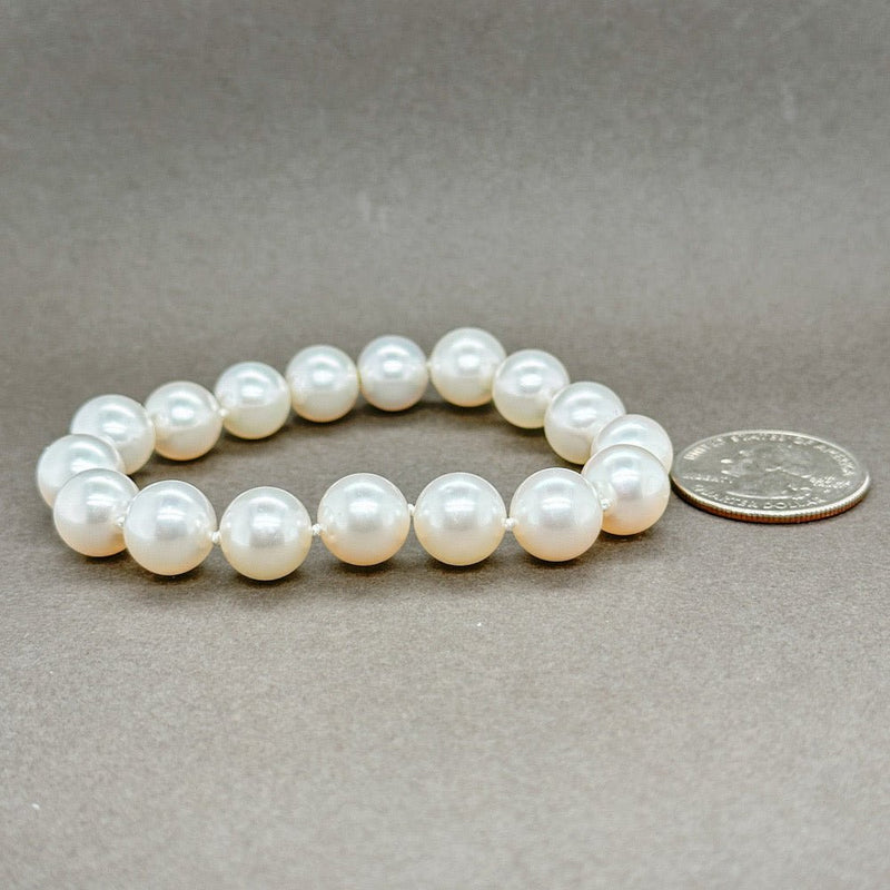 Estate 10mm South Sea Pearl Bracelet - Walter Bauman Jewelers