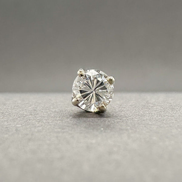 Estate 14K R Gold 0.20ct I/SI2 Diamond Single Stud Earring - Walter Bauman Jewelers