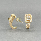 Estate 14K R Gold 0.36ctw Fancy Brown & H - I/SI1 - 2 Diamond Earrings - Walter Bauman Jewelers