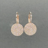 Estate 14K R Gold 0.52ctw G/SI1 - 2 Diamond Drop Earrings - Walter Bauman Jewelers