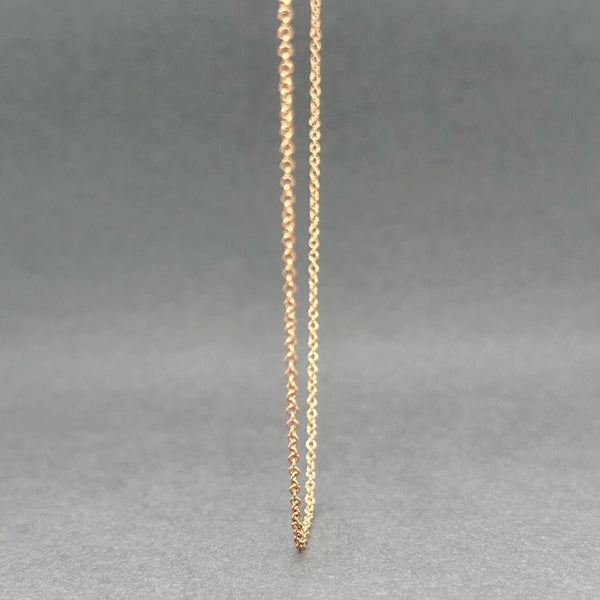 Estate 14K R Gold 1.23mm 18” Cable Chain - Walter Bauman Jewelers