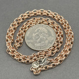 Estate 14K R Gold 3.51mm 20” Cable Chain - Walter Bauman Jewelers