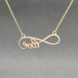 Estate 14K R Gold Love Pendant - Walter Bauman Jewelers