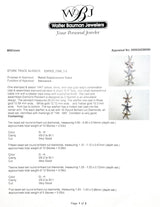 Estate 14K Tri - Color 0.32ctw G - H/VS2 - SI1 Diamond Starfish Pendant - Walter Bauman Jewelers