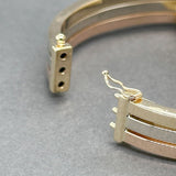 Estate 14K Tricolor Gold Bangle Bracelet - Walter Bauman Jewelers