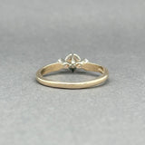 Estate 14K TT Gold 0.25ctw G - I/VS2 - SI2 Diamond Eng. Ring - Walter Bauman Jewelers