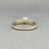 Estate 14K TT Gold 0.26ct G - H/SI1 Diamond Heart Eng. Ring - Walter Bauman Jewelers