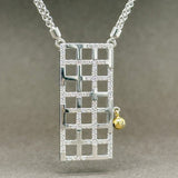 Estate 14K TT Gold 0.30ctw H/SI1-2 Diamond Pendant - Walter Bauman Jewelers