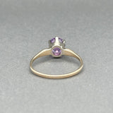 Estate 14K TT Gold 0.75ct Amethyst Ring - Walter Bauman Jewelers