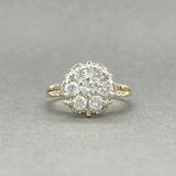 Estate 14K TT Gold 0.78ctw G/SI1 - 2 Diamond Cluster Ring - Walter Bauman Jewelers