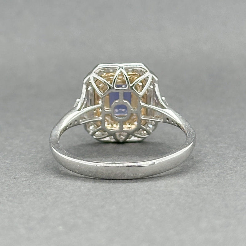 Estate 14K TT Gold 0.97ct Tanzanite & 0.51ctw G - H/SI2 - I1 Diamond Ring - Walter Bauman Jewelers