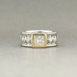 Estate 14K TT Gold 1.04ctw G-H/VS2 Diamond Eng. Ring - Walter Bauman Jewelers