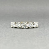 Estate 14K TT Gold 1.08ctw G-I/VS1-2 Diamond Anniversary Ring - Walter Bauman Jewelers