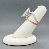 Estate 14K TT Gold 3.28ctw D-I/VVS1-SI2 Diamond Eng. Ring GIA - Walter Bauman Jewelers