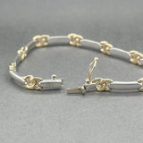 Estate 14K TT Gold Bar Bracelet - Walter Bauman Jewelers