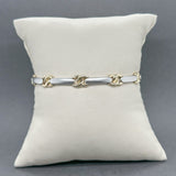 Estate 14K TT Gold Bar Bracelet - Walter Bauman Jewelers