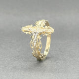 Estate 14K TT Gold Crucifix Ring - Walter Bauman Jewelers