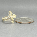 Estate 14K TT Gold Crucifix Ring - Walter Bauman Jewelers