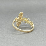 Estate 14K TT Gold Crucifix Ring - Walter Bauman Jewelers