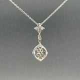 Estate 14K W Gold 0.06ctw I/I1 Diamond Pendant - Walter Bauman Jewelers