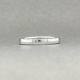 Estate 14K W Gold 0.10ctw H - I/SI1 - 2 Diamond Wedding Band - Walter Bauman Jewelers