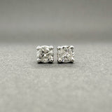 Estate 14K W Gold 0.13ctw G - H/I1 - 2 Diamond Stud Earrings - Walter Bauman Jewelers