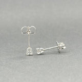 Estate 14K W Gold 0.15ctw H/SI2 - I1 Diamond Stud Earrings - Walter Bauman Jewelers