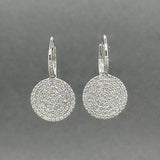 Estate 14K W Gold 0.22ctw G - H/VS2 - SI1 Diamond Drop Earrings - Walter Bauman Jewelers