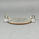 Estate 14K W Gold 0.24ctw G - H/VS1 - 2 Diamond Stud Earrings - Walter Bauman Jewelers