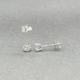 Estate 14K W Gold 0.24ctw G - I/SI1 - 2 Diamond Stud Earrings - Walter Bauman Jewelers