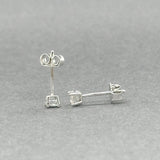 Estate 14K W Gold 0.25ctw G - H/SI1 - I1 Diamond Stud Earrings - Walter Bauman Jewelers