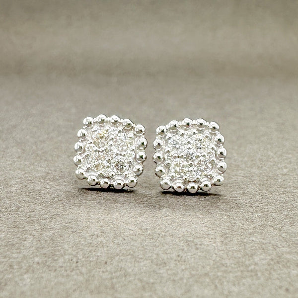 Estate 14K W Gold 0.34ctw H-I/SI2-I1 Diamond Earrings - Walter Bauman Jewelers
