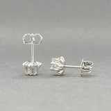 Estate 14K W Gold 0.35ctw G/SI2 - I1 Diamond Stud Earrings - Walter Bauman Jewelers