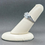 Estate 14K W Gold 0.35ctw I-L/SI1-2 Diamond 3 Row Ring - Walter Bauman Jewelers